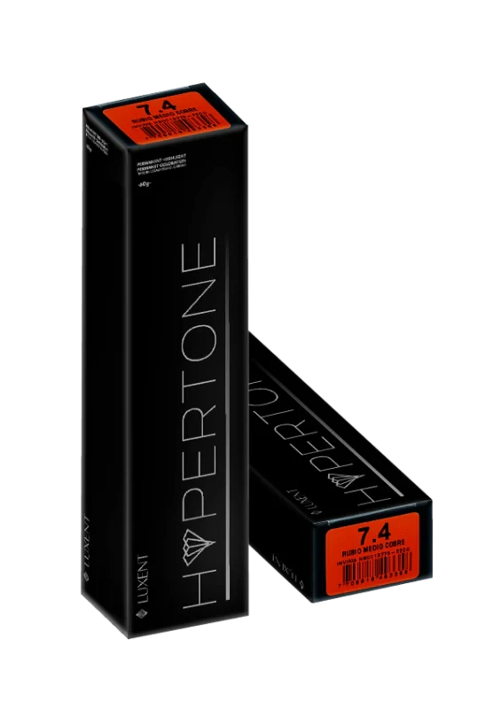 LUXENT Tinte Hypertone 7.4 Rubio Medio Cobre